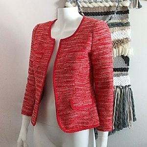 Ladies Banana Republic Blazer Red Size 2 Petite